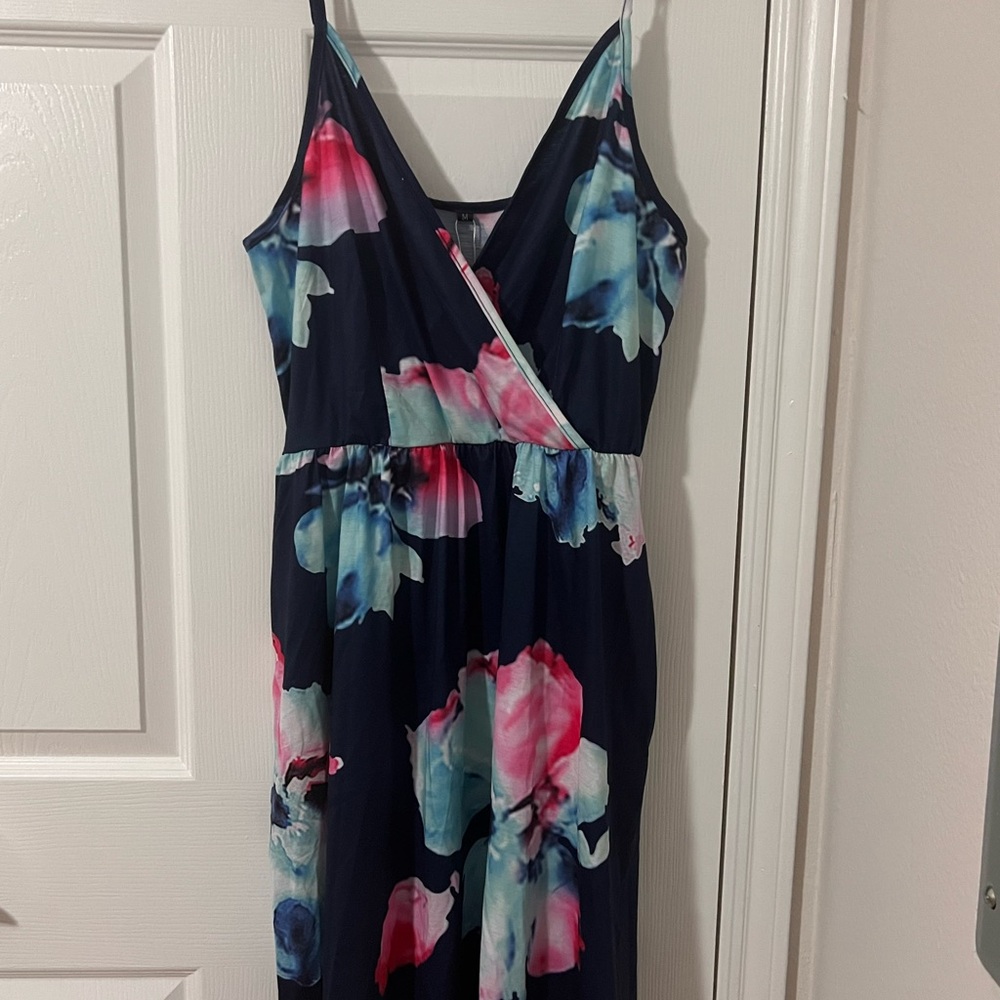 Floral Sleeveless Mini Sun Dress